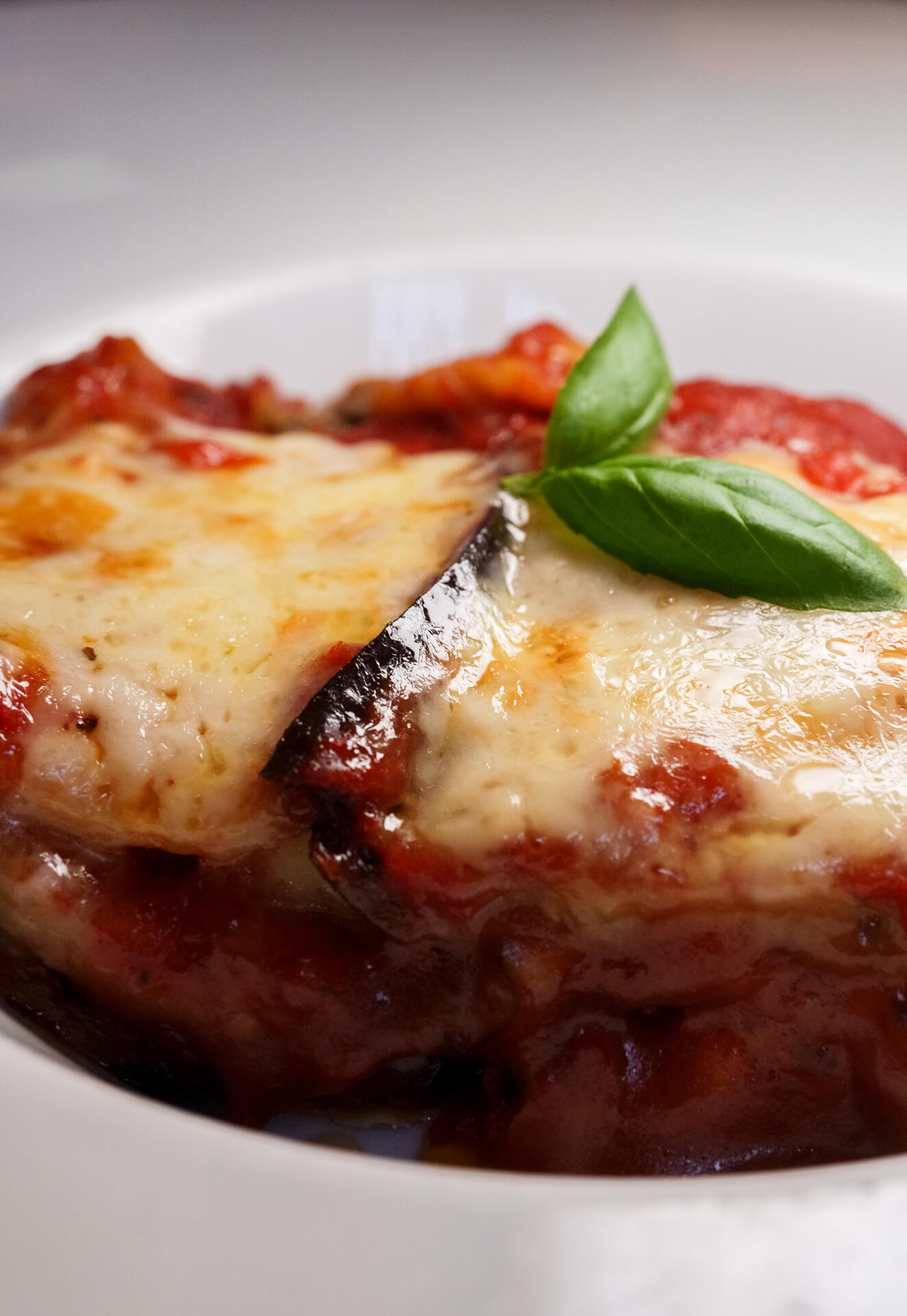 Aubergine parmigiana*