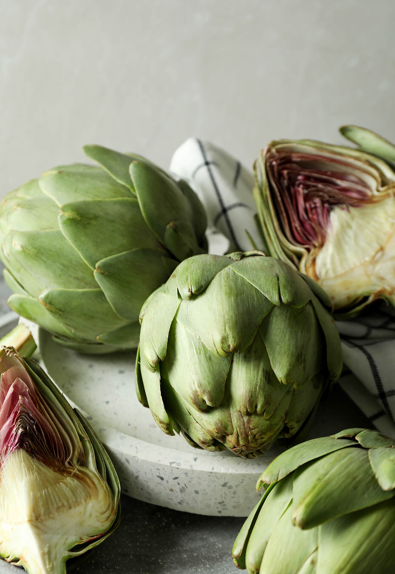 Artichokes in olive oil
